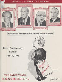 Cover Thumbnail for The Carey Years: Rosen's Reflections (The Nelson A. Rockefeller Institute of Government, 1992 series) 