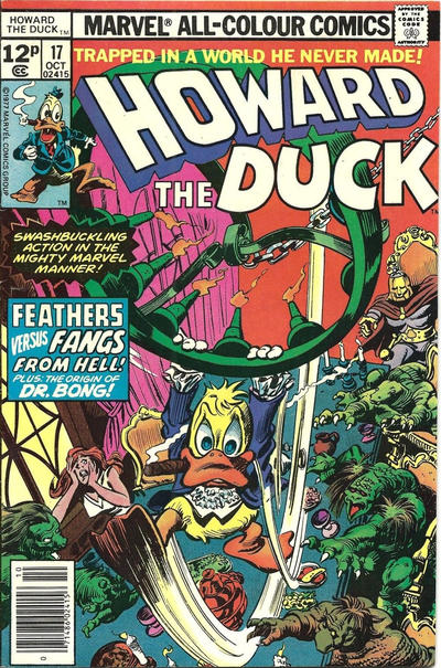 Cover for Howard the Duck (Marvel, 1976 series) #17 [British]