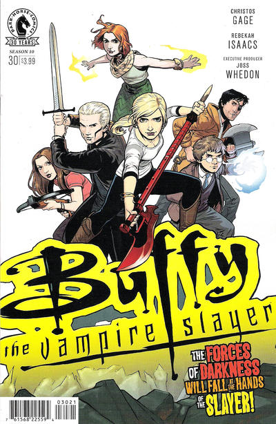 Cover for Buffy the Vampire Slayer Season 10 (Dark Horse, 2014 series) #30 [Variant Cover - Isaacs]