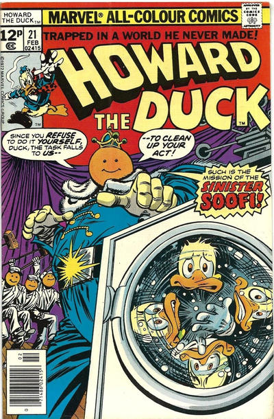 Cover for Howard the Duck (Marvel, 1976 series) #21 [British]