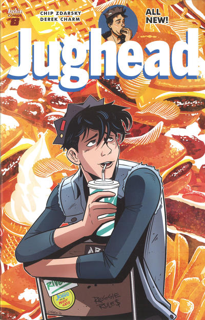 Cover for Jughead (Archie, 2015 series) #8 [Cover A Derek Charm]