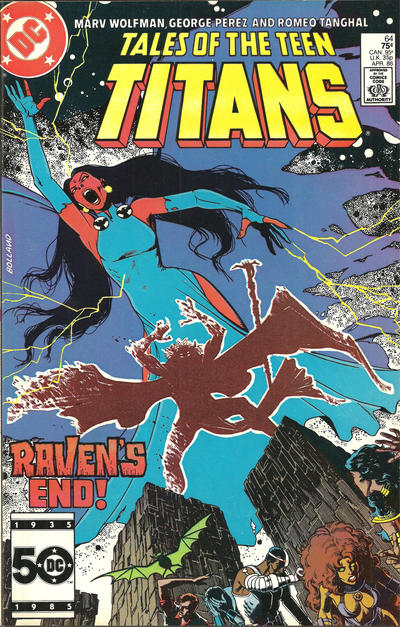 Cover for Tales of the Teen Titans (DC, 1984 series) #64 [Direct]