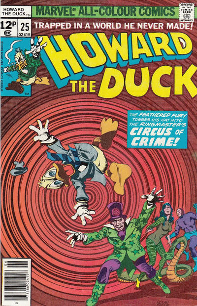 Cover for Howard the Duck (Marvel, 1976 series) #25 [British]