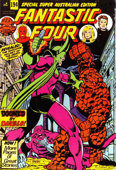 Cover for Fantastic Four (Yaffa / Page, 1979 ? series) #194