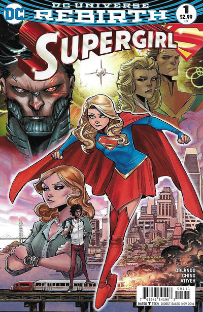 Cover for Supergirl (DC, 2016 series) #1