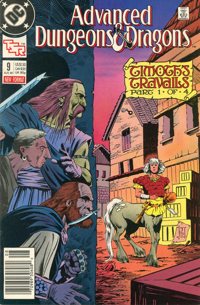 Cover for Advanced Dungeons & Dragons Comic Book (DC, 1988 series) #9 [Newsstand]