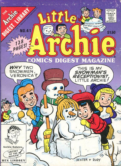 Cover for Little Archie Comics Digest Magazine (Archie, 1985 series) #41 [Direct]