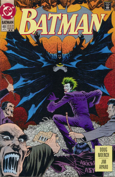 Cover for Batman (DC, 1940 series) #491 [Second Printing]