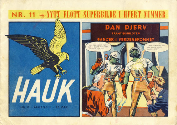 Cover for Hauk (Serieforlaget / Se-Bladene / Stabenfeldt, 1955 series) #11/1956
