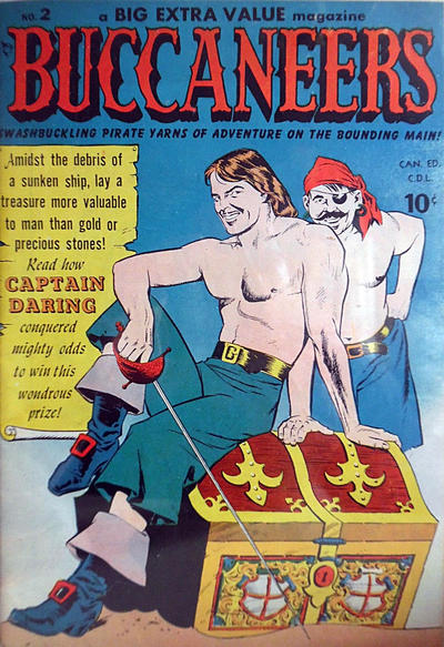 Cover for Buccaneers (Bell Features, 1950 series) #2