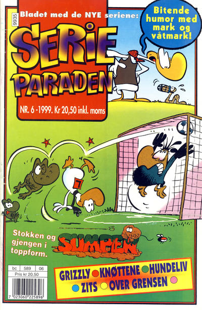 Cover for Serieparaden (Hjemmet / Egmont, 1997 series) #6/1999