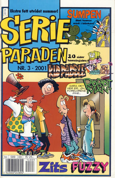 Cover for Serieparaden (Hjemmet / Egmont, 1997 series) #3/2001