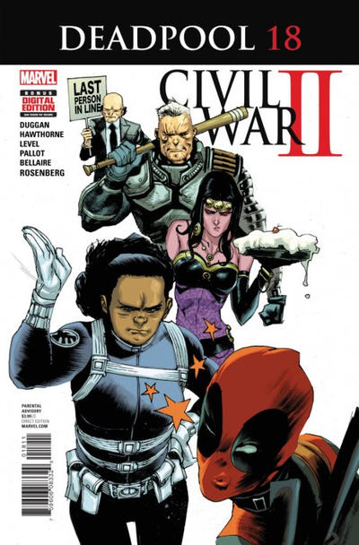 Cover for Deadpool (Marvel, 2016 series) #18