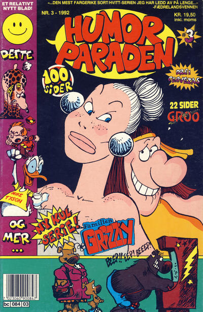 Cover for Humorparaden (Semic, 1992 series) #3/1992
