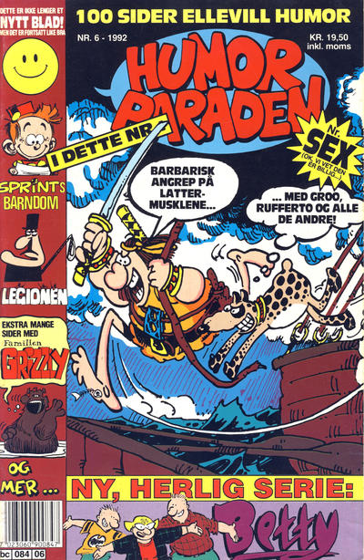 Cover for Humorparaden (Semic, 1992 series) #6/1992