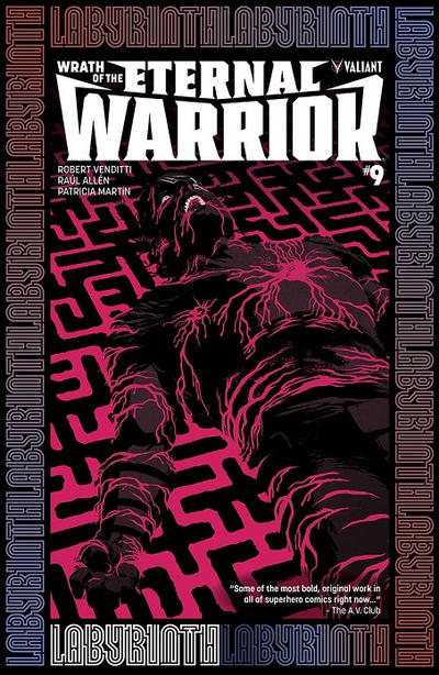 Cover for Wrath of the Eternal Warrior (Valiant Entertainment, 2015 series) #9 [Cover B - Raúl Allén]