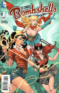 Cover for DC Comics: Bombshells (DC, 2015 series) #1