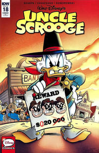 Cover Thumbnail for Uncle Scrooge (IDW, 2015 series) #18 / 422 [Retailer Incentive Variant Cover]