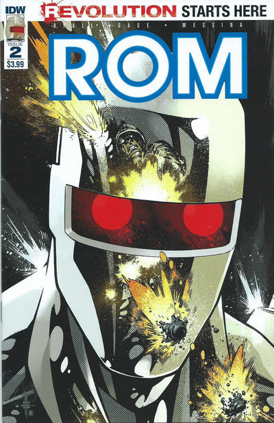 Cover for Rom (IDW, 2016 series) #2 [Zach Howard Cover]