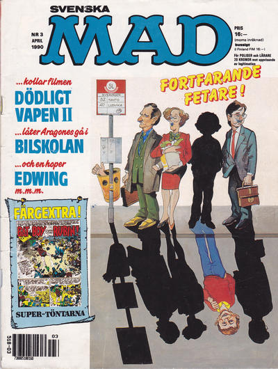 Cover for MAD (Semic, 1976 series) #3/1990