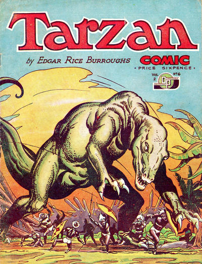 Cover for Tarzan Comic (Donald F. Peters, 1950 series) #v2#6