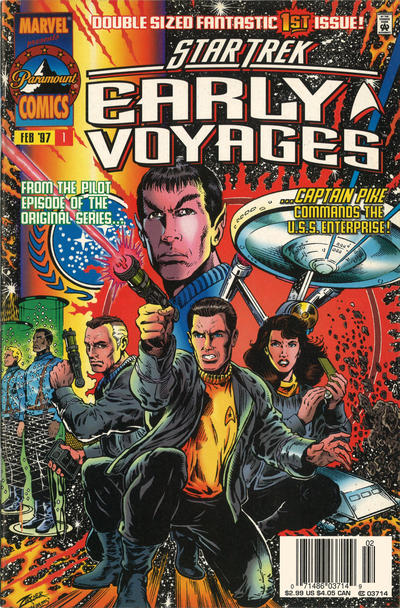 Cover for Star Trek: Early Voyages (Marvel, 1997 series) #1 [Newsstand]