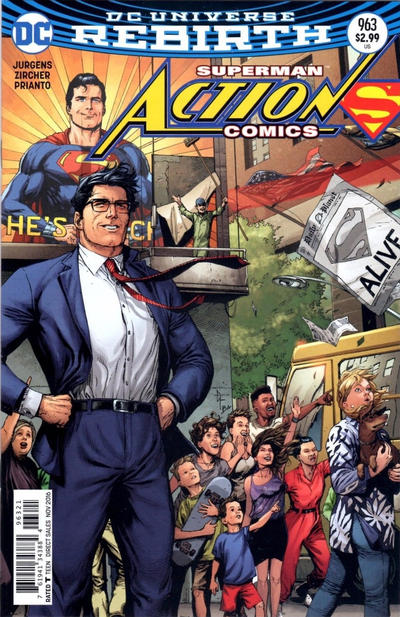 Cover for Action Comics (DC, 2011 series) #963 [Gary Frank Cover]
