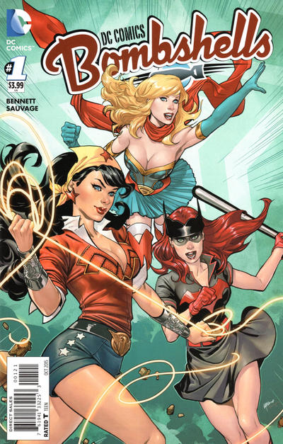 Cover for DC Comics: Bombshells (DC, 2015 series) #1 [Emanuela Lupacchino Cover]