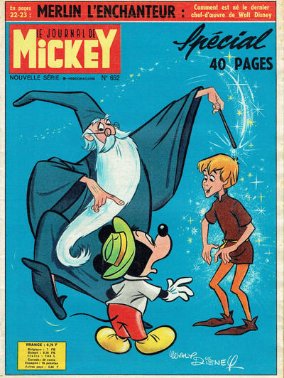 Cover for Le Journal de Mickey (Hachette, 1952 series) #652