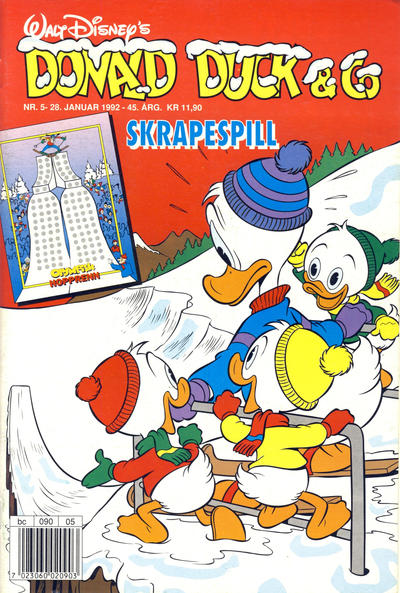 Cover for Donald Duck & Co (Hjemmet / Egmont, 1948 series) #5/1992