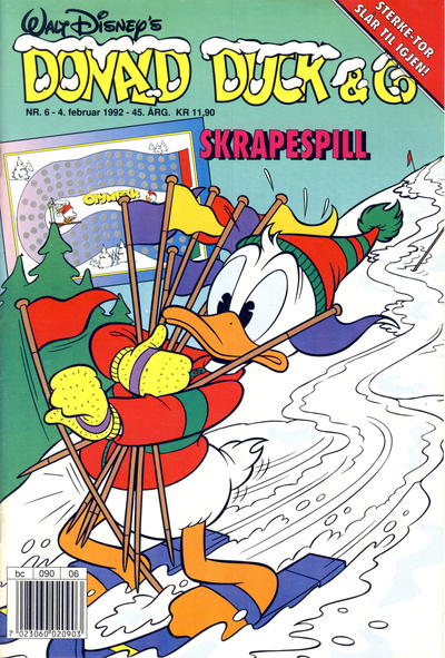 Cover for Donald Duck & Co (Hjemmet / Egmont, 1948 series) #6/1992
