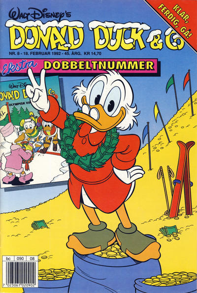 Cover for Donald Duck & Co (Hjemmet / Egmont, 1948 series) #8/1992