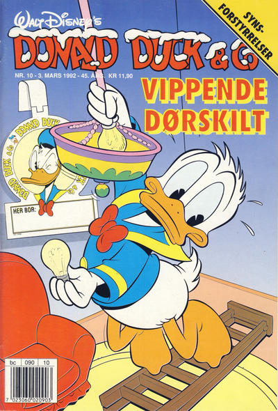 Cover for Donald Duck & Co (Hjemmet / Egmont, 1948 series) #10/1992