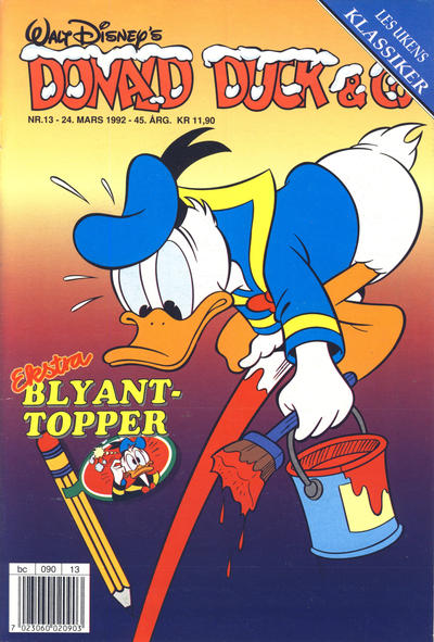 Cover for Donald Duck & Co (Hjemmet / Egmont, 1948 series) #13/1992