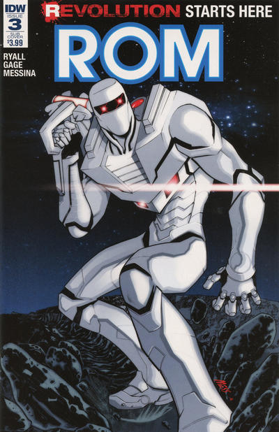 Cover for Rom (IDW, 2016 series) #3 [David Messina - Subscription Cover C]