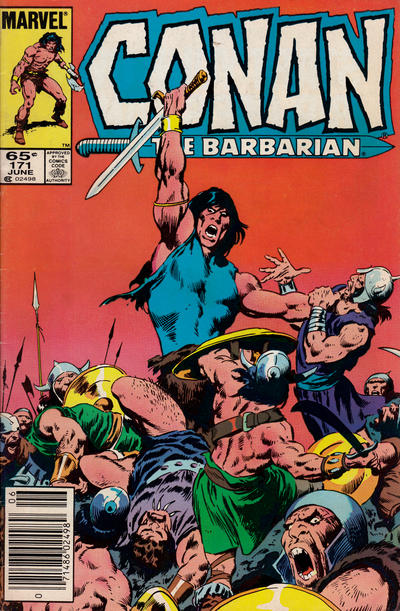 Cover for Conan the Barbarian (Marvel, 1970 series) #171 [Newsstand]