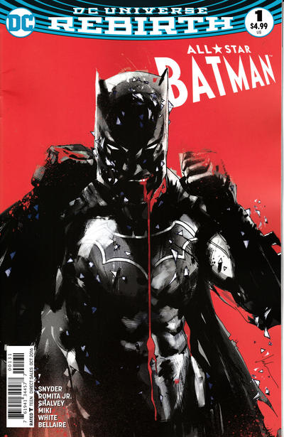 Cover for All Star Batman (DC, 2016 series) #1 [Jock Cover]