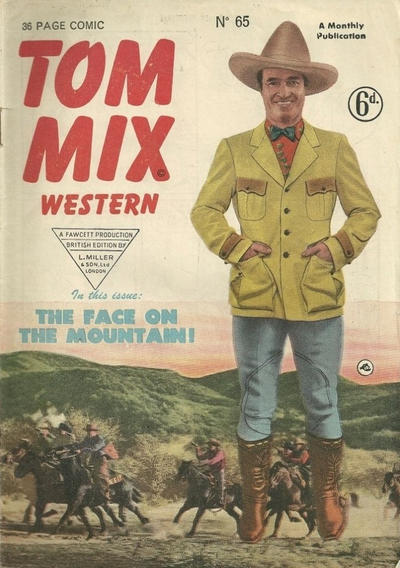 Cover for Tom Mix Western Comic (L. Miller & Son, 1951 series) #65