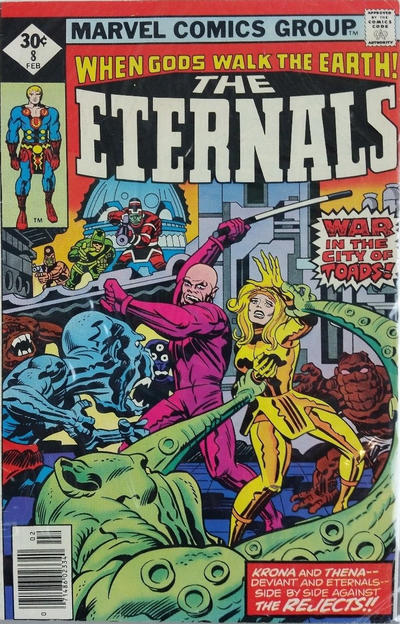 Cover for The Eternals (Marvel, 1976 series) #8 [Whitman]