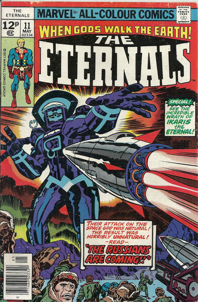 Cover for The Eternals (Marvel, 1976 series) #11 [British]