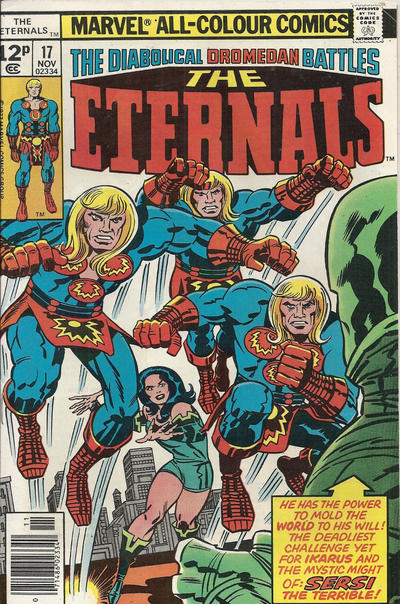 Cover for The Eternals (Marvel, 1976 series) #17 [British]