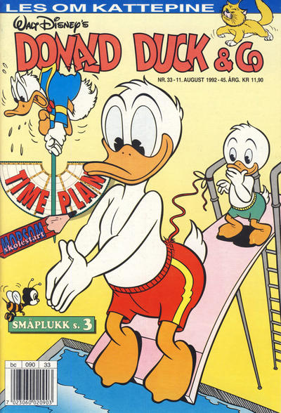 Cover for Donald Duck & Co (Hjemmet / Egmont, 1948 series) #33/1992