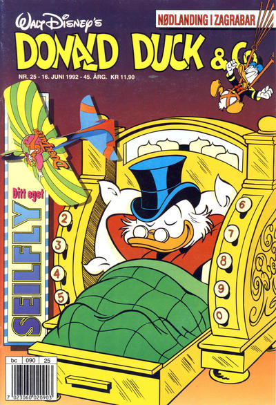 Cover for Donald Duck & Co (Hjemmet / Egmont, 1948 series) #25/1992