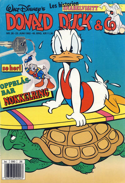 Cover for Donald Duck & Co (Hjemmet / Egmont, 1948 series) #26/1992
