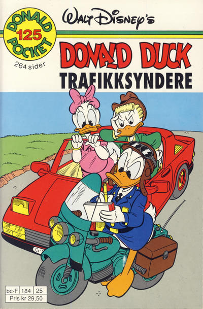 Cover for Donald Pocket (Hjemmet / Egmont, 1968 series) #125 - Donald Duck Trafikksyndere [1. opplag]