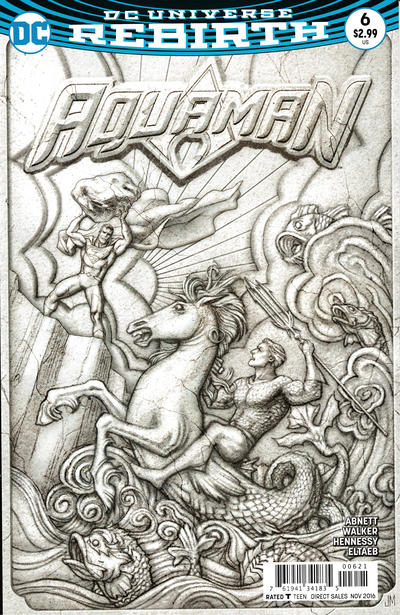 Cover for Aquaman (DC, 2016 series) #6 [Joshua Middleton Cover]