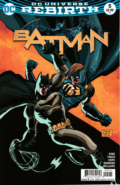 Cover for Batman (DC, 2016 series) #5 [Tim Sale Cover]