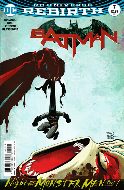 Cover for Batman (DC, 2016 series) #7 [Tim Sale Cover]