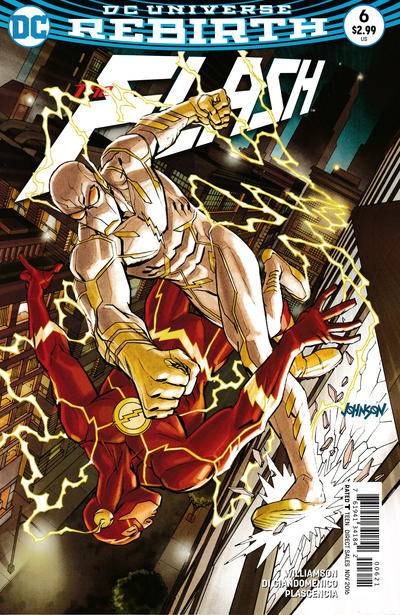 Cover for The Flash (DC, 2016 series) #6 [Dave Johnson Cover]