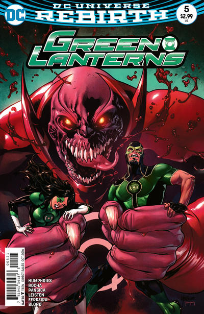 Cover for Green Lanterns (DC, 2016 series) #5 [Emanuela Lupacchino Cover]